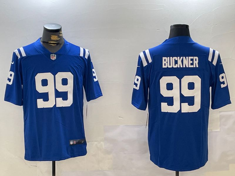 Men Indianapolis Colts #99 Buckner Blue Second generation 2024 Nike Limited NFL Jersey style 1->indianapolis colts->NFL Jersey